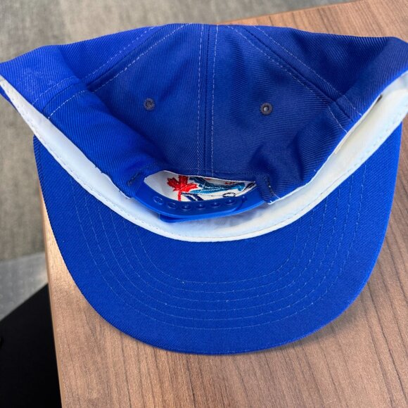 Vintage 90s Toronto Blue Jays Snapback Mesh Hat Cap MLB Baseball Ted Fletcher - Picture 2 of 5